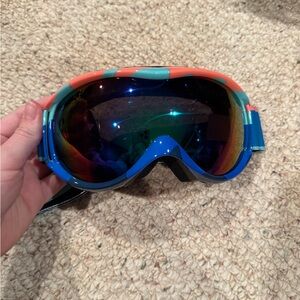 Pink Dolphin Multicolor Ski Goggles